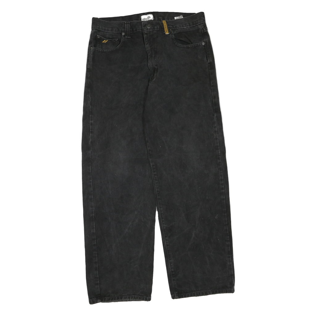 DKNY Womens Black Regular Fit Straight Denim Jeans W32 L30 Comfortable Classic