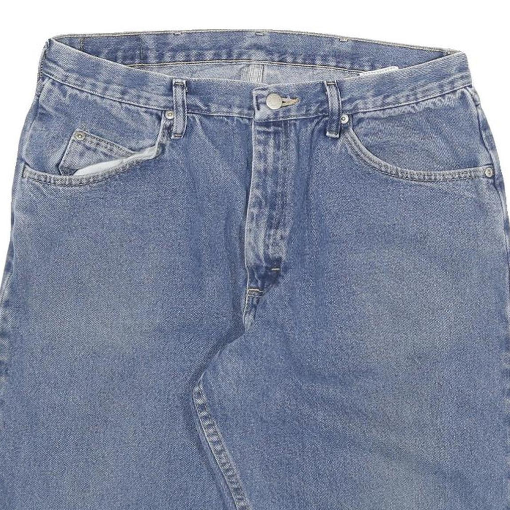 WRANGLER Mens Shorts Blue Denim XL W32 Casual Cotton Blend Classic Fit