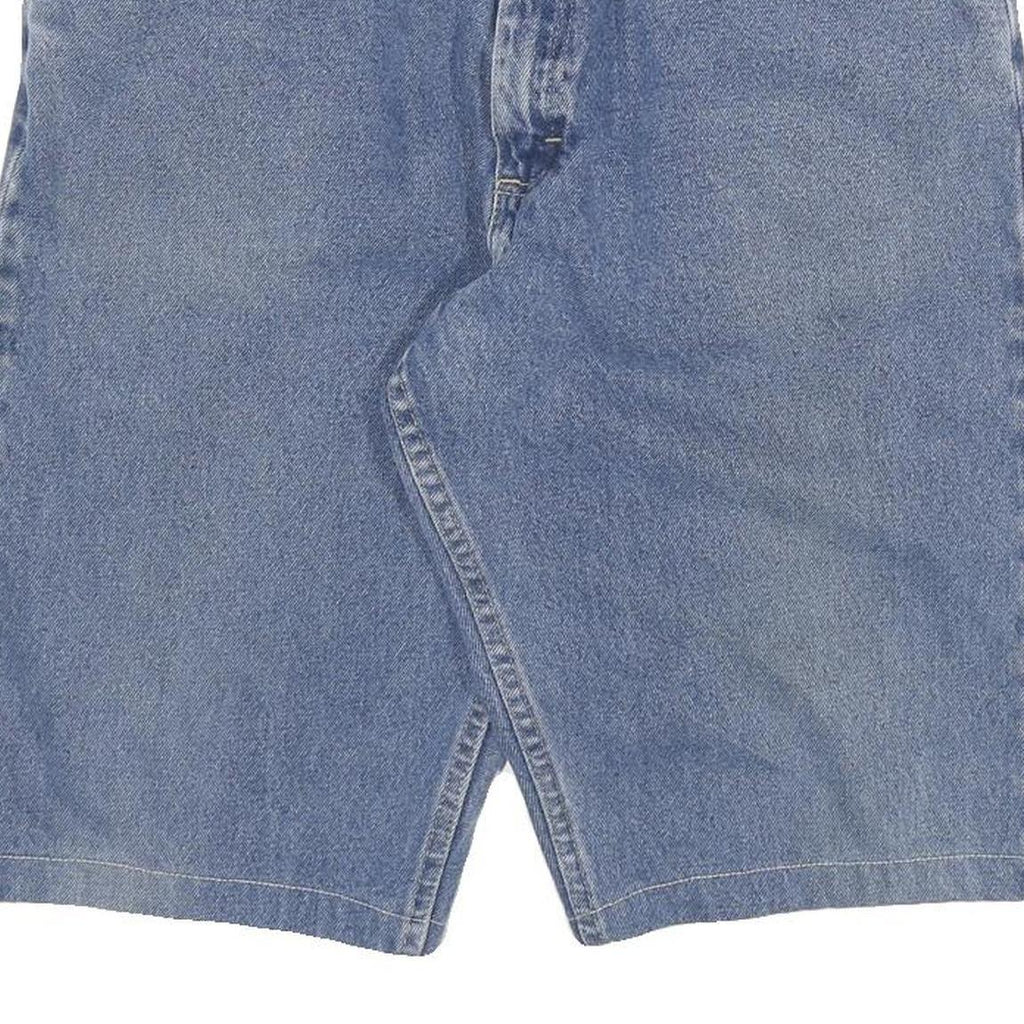 WRANGLER Mens Shorts Blue Denim XL W32 Casual Cotton Blend Classic Fit