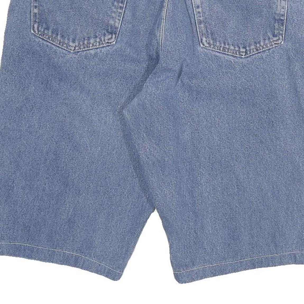 WRANGLER Mens Shorts Blue Denim XL W32 Casual Cotton Blend Classic Fit