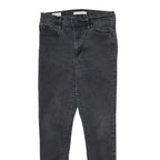 LEVI'S 720 High Rise Super Skinny Big E Womens Jeans Black Slim Skinny Denim