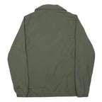 DICKIES Mens Green Jacket S Polyamide Plain Zip Button-Down Collar Casual