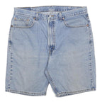 LEVI'S Mens Denim Blue Shorts L W38 Cotton Casual Classic Fit