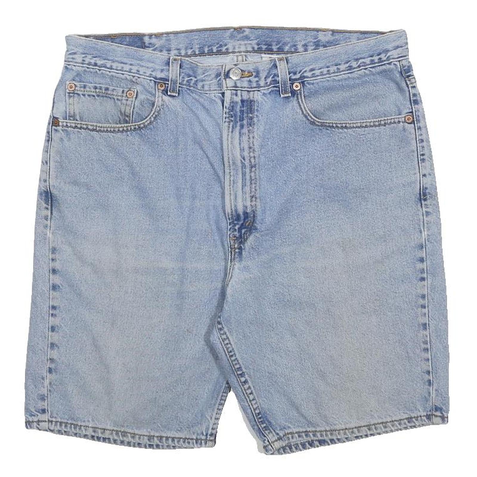 LEVI'S Mens Denim Blue Shorts L W38 Cotton Casual Classic Fit
