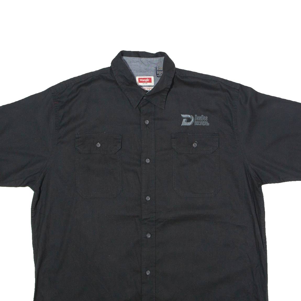 WRANGLER DeeDee Discovery Inc Mens Worker Shirt Black L