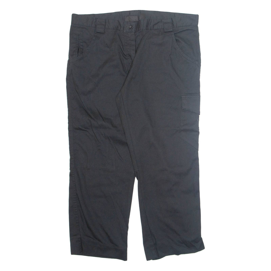 DICKIES Cargo Womens Trousers Black Regular Tapered W38 L27