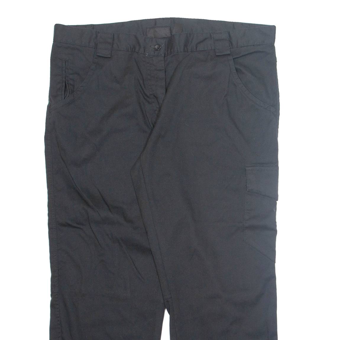 DICKIES Cargo Womens Trousers Black Regular Tapered W38 L27