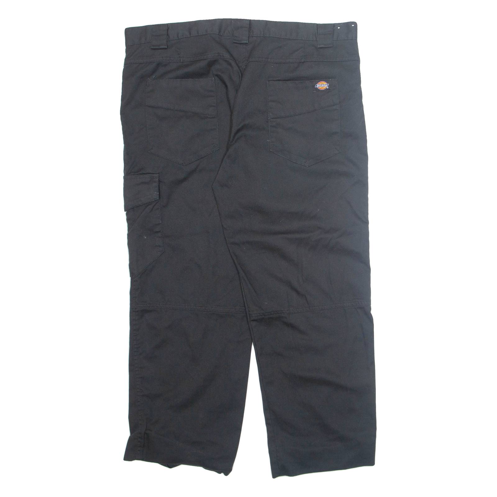 DICKIES Cargo Womens Trousers Black Regular Tapered W38 L27