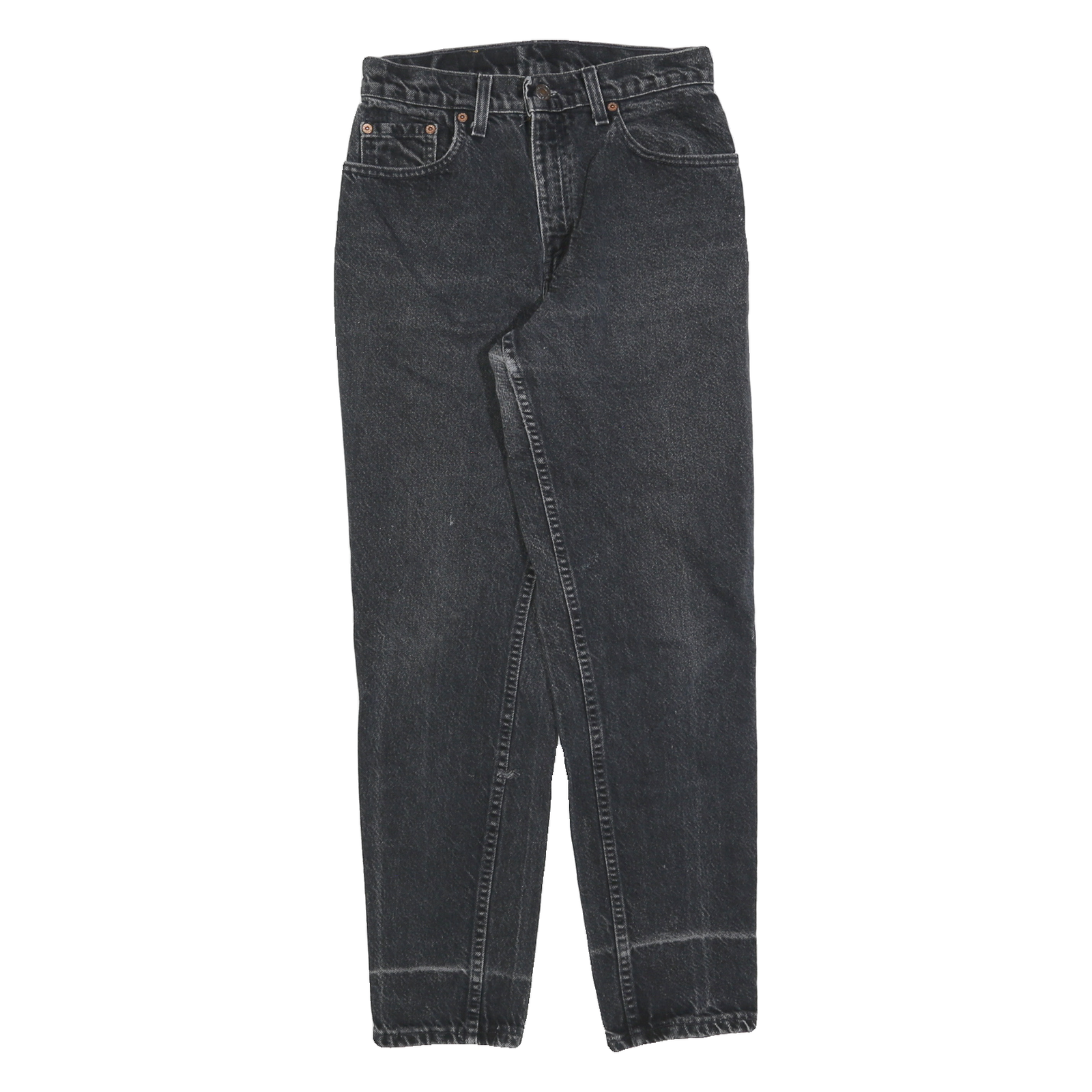 LEVI'S 550 Tapered Womens Jeans Black Relaxed Tapered Denim Medium W26 L30
