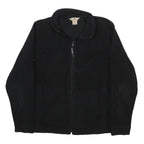 WOOLRICH Womens Black Jacket M Polyester Zip Plain Casual Lightweight