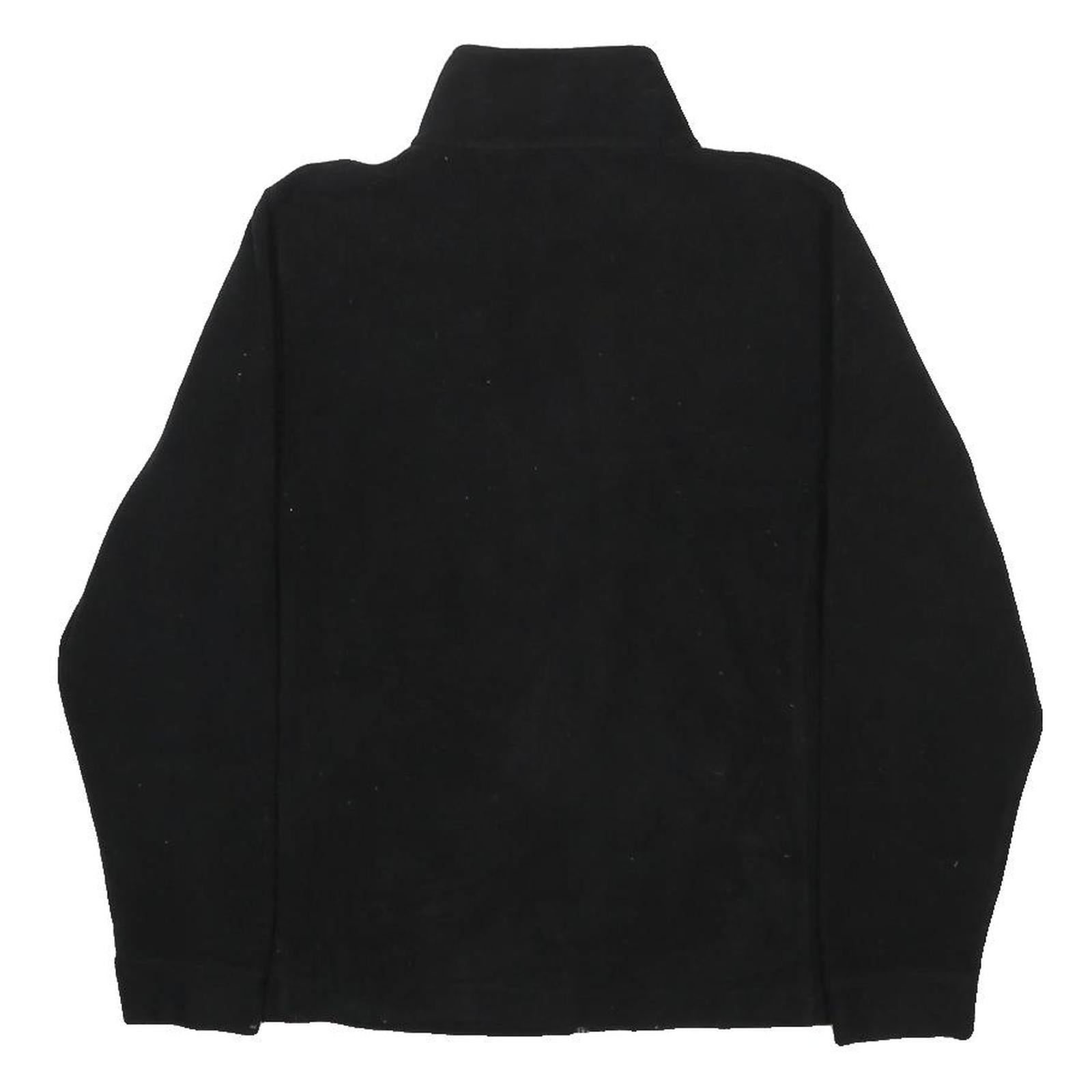 WOOLRICH Womens Black Jacket M Polyester Zip Plain Casual Lightweight