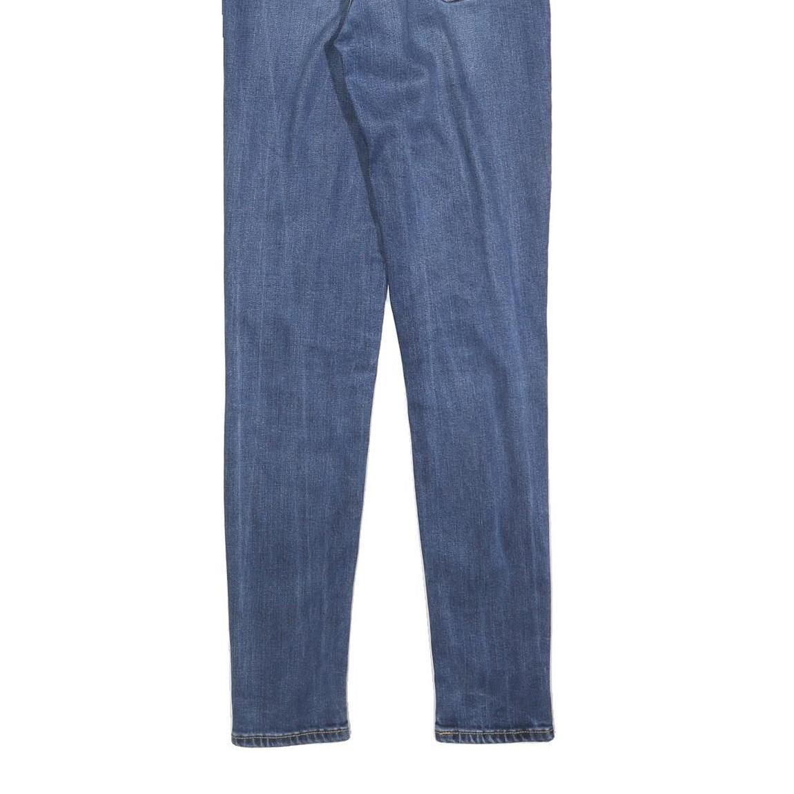 LEVI'S 721 Womens Slim Blue Denim Medium Woven Jeans W26 L30 Classic Zip