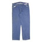 DICKIES Mens Relaxed Blue Denim Cotton Blend Jeans W40 L32 Workwear Zip Fly