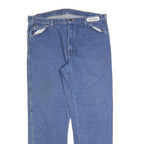 DICKIES Mens Relaxed Blue Denim Cotton Blend Jeans W40 L32 Workwear Zip Fly