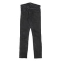 LEVI'S Line 8 Mens Jeans Black Slim Skinny Denim Raw W27 L26 Stretch Zip Fly