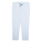 WATSONS Womens Trousers Blue Regular Tapered Linen W34 L29