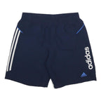 ADIDAS Mens Shorts Navy Blue Casual Polyester M W30 Sports Logo