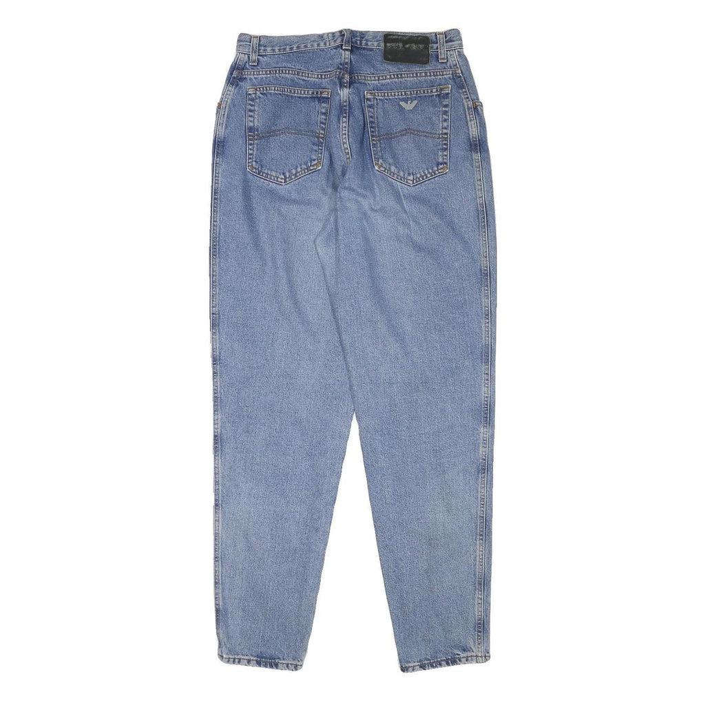 ARMANI JEANS Womens Relaxed Light Denim Jeans W28 L31 Classic Cotton Blend Zip