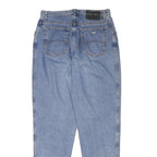 ARMANI JEANS Womens Relaxed Light Denim Jeans W28 L31 Classic Cotton Blend Zip