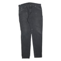 DICKIES Mens Slim Black Cotton Blend Slim Tapered Trousers W34 L32 Workwear