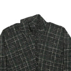 ZARA Womens Black & White Patterned Crew Neck Chunky Knit Jumper L Stylish Warm