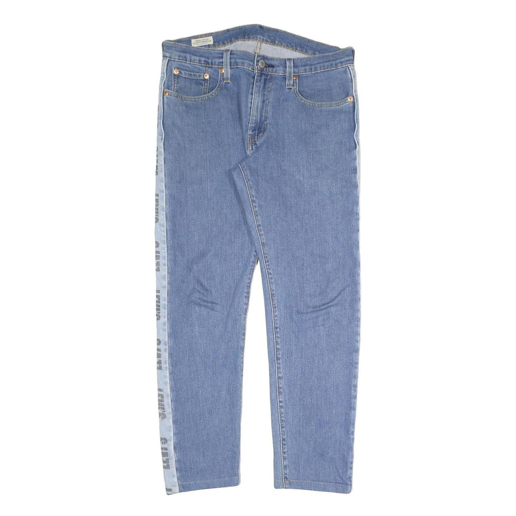 LEVI'S Big E Mens Regular Fit Straight Denim Light W30 L27 Logo Tape Detail