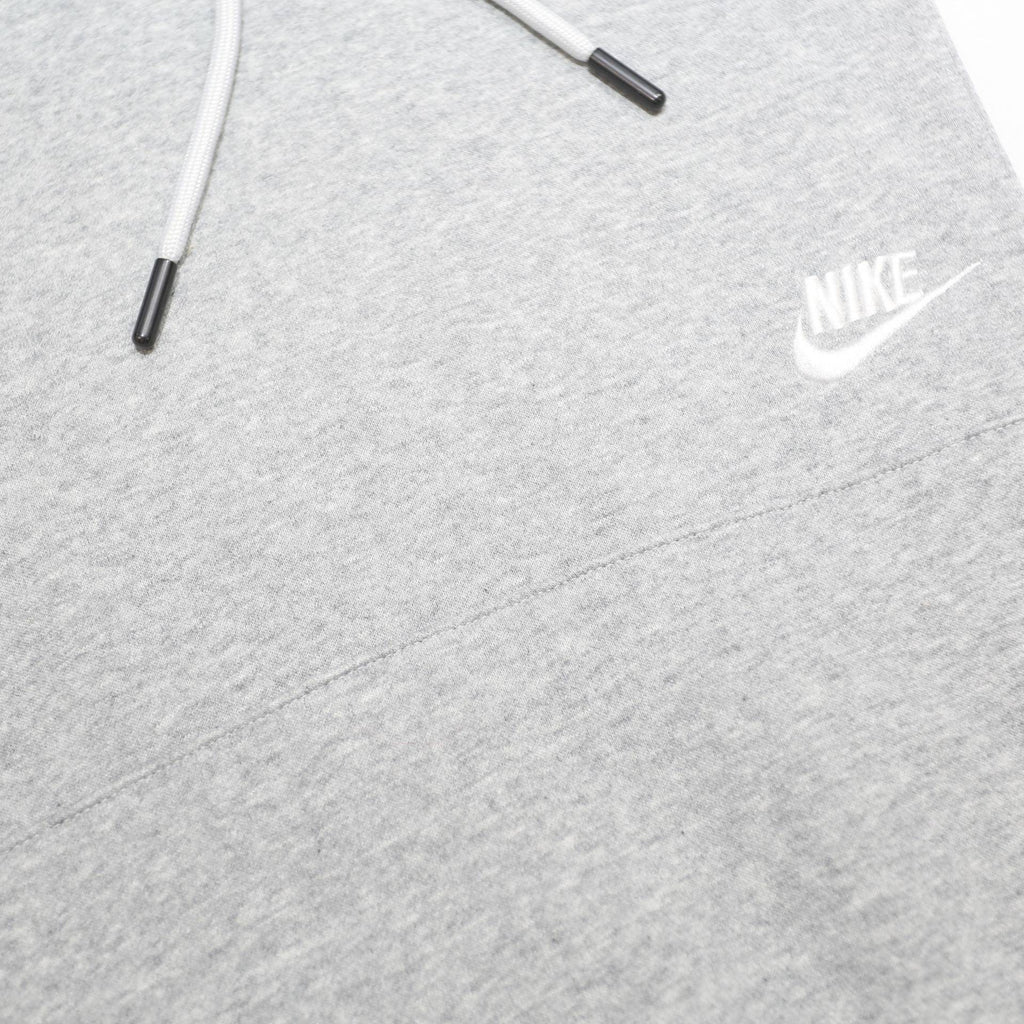 NIKE Womens Grey & White Colourblock Pullover Hoodie M Cotton Blend Sportswear