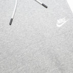 NIKE Womens Grey & White Colourblock Pullover Hoodie M Cotton Blend Sportswear