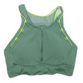 NEW BALANCE Womens Green Sports Top Sleeveless Round Neck XXS Reflective Trim