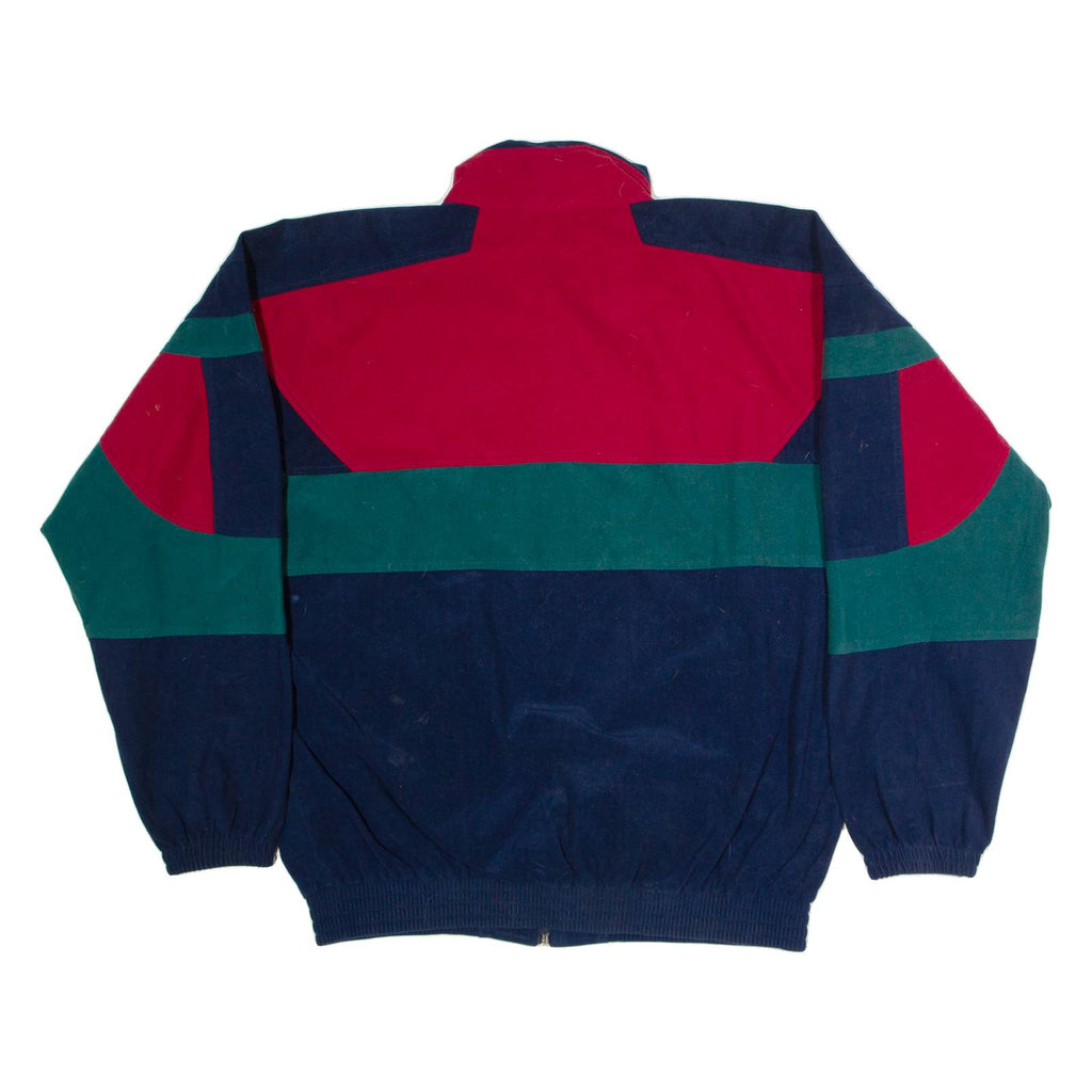 ALFA Mens Track Jacket Blue Colourblock XL