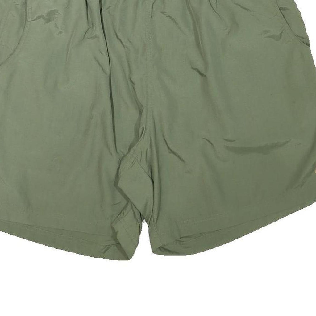 REEBOK Mens Shorts Green Casual XL W31 Polyester Blend Light Relaxed Fit