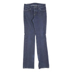 Womens Regular Fit Blue Denim Jeans W30 L34 Zip Closure Cotton Blend Stylish