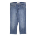 LEVI'S Womens Slim Blue Jeans Denim Light W32 L24 Classic Cotton Blend Zip