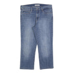 LEVI'S Womens Slim Blue Jeans Denim Light W32 L24 Classic Cotton Blend Zip