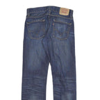 LEVI'S 506 Mens Jeans Blue Regular Straight Denim Medium W31 L32 Classic Style