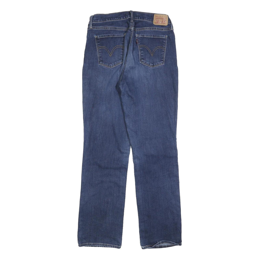 LEVI'S 505 Womens Jeans Blue Regular Straight Denim Medium W30 L32 Classic Fit