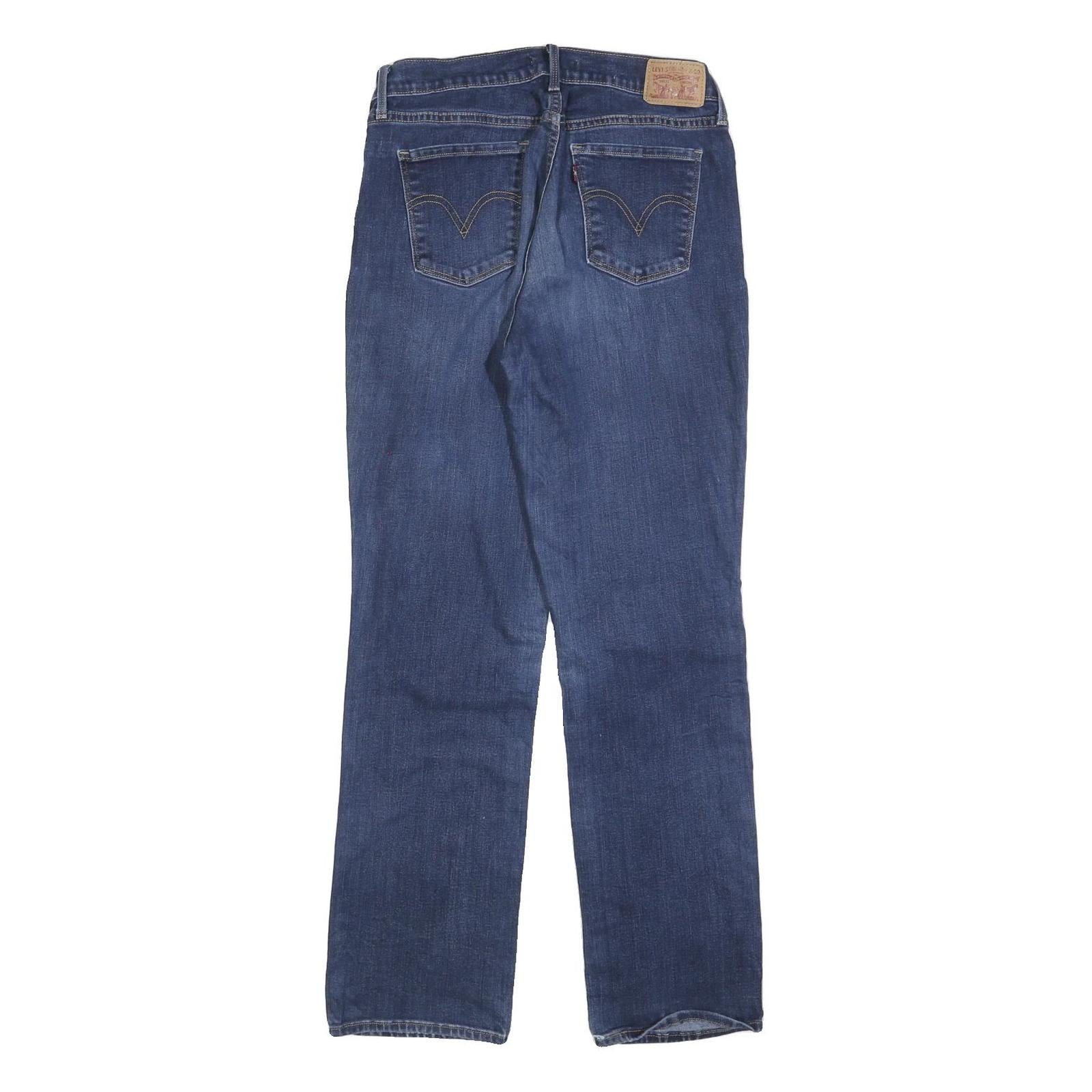 LEVI'S 505 Womens Jeans Blue Regular Straight Denim Medium W30 L32 Classic Fit