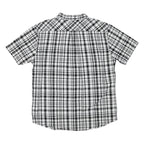 LEVI'S Mens Black & White Check Shirt XL Short Sleeve Button Pocket Casual
