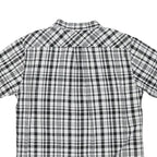LEVI'S Mens Black & White Check Shirt XL Short Sleeve Button Pocket Casual