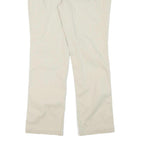 GAP Womens Cotton Blend Beige Regular Straight Trousers W31 L27 Classic Zip