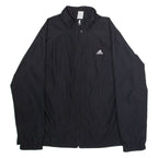 ADIDAS Womens Windbreaker Jacket Black UK 26