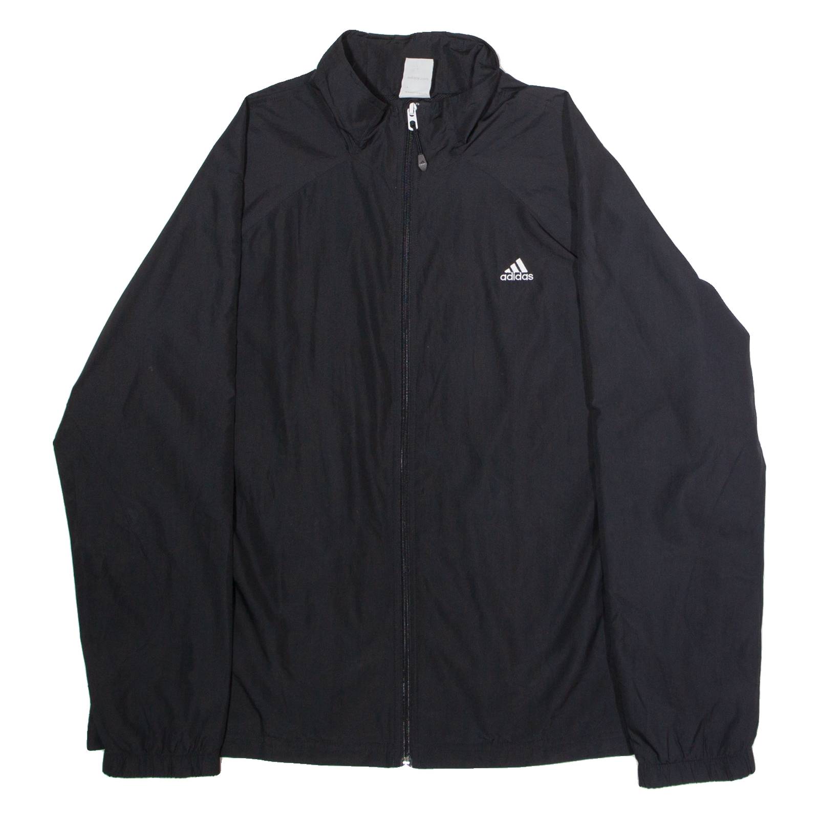 ADIDAS Womens Windbreaker Jacket Black UK 26