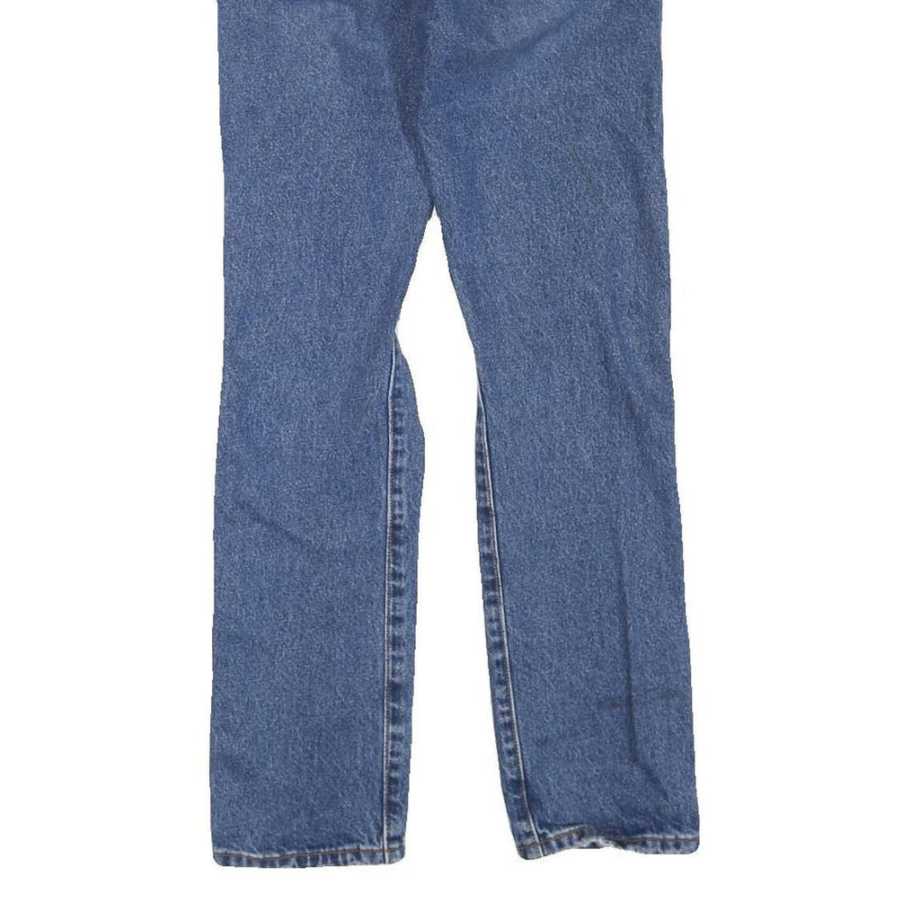 LEVI'S 501 Womens Regular Fit Straight Denim Stone Wash Jeans W24 L30 Distressed