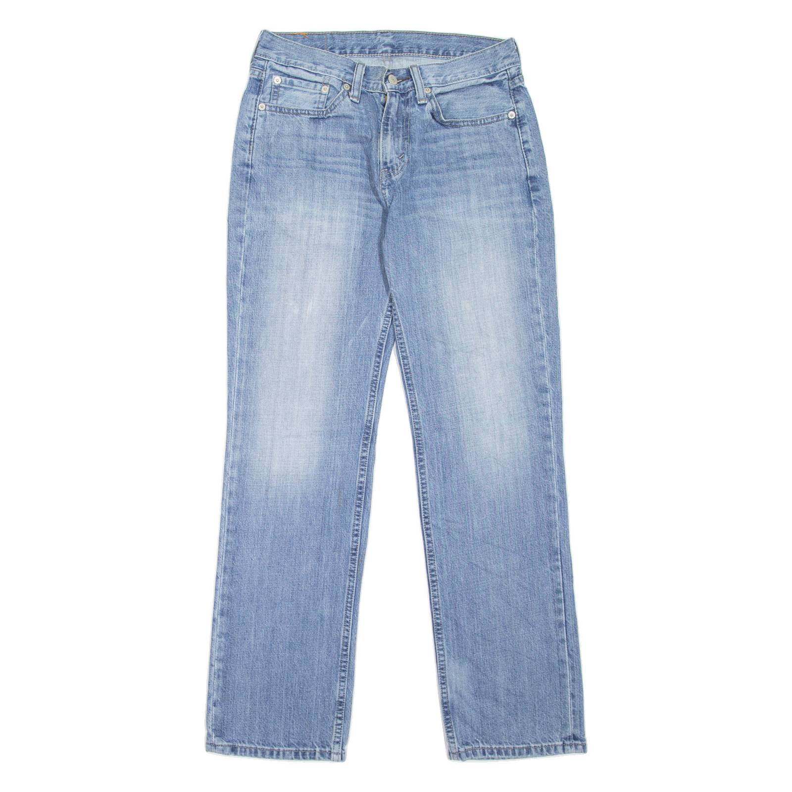LEVI'S 514 Jeans Mens Blue Slim Straight Stone Wash W29 L30
