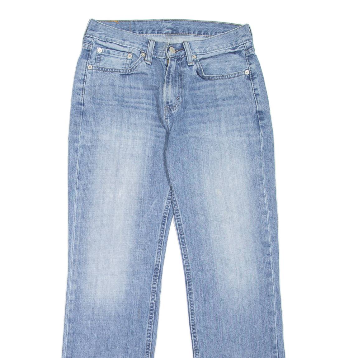 LEVI'S 514 Jeans Mens Blue Slim Straight Stone Wash W29 L30
