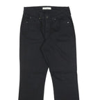 LEVI'S 505 Womens Black Regular Straight Denim Medium W26 L28 Cotton Blend Zip