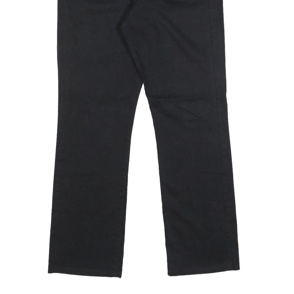 LEVI'S 505 Womens Black Regular Straight Denim Medium W26 L28 Cotton Blend Zip