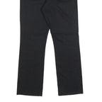 LEVI'S 505 Womens Black Regular Straight Denim Medium W26 L28 Cotton Blend Zip