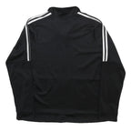 ADIDAS Boys Black Track Jacket XL Polyester Zip Sports Casual Athletic