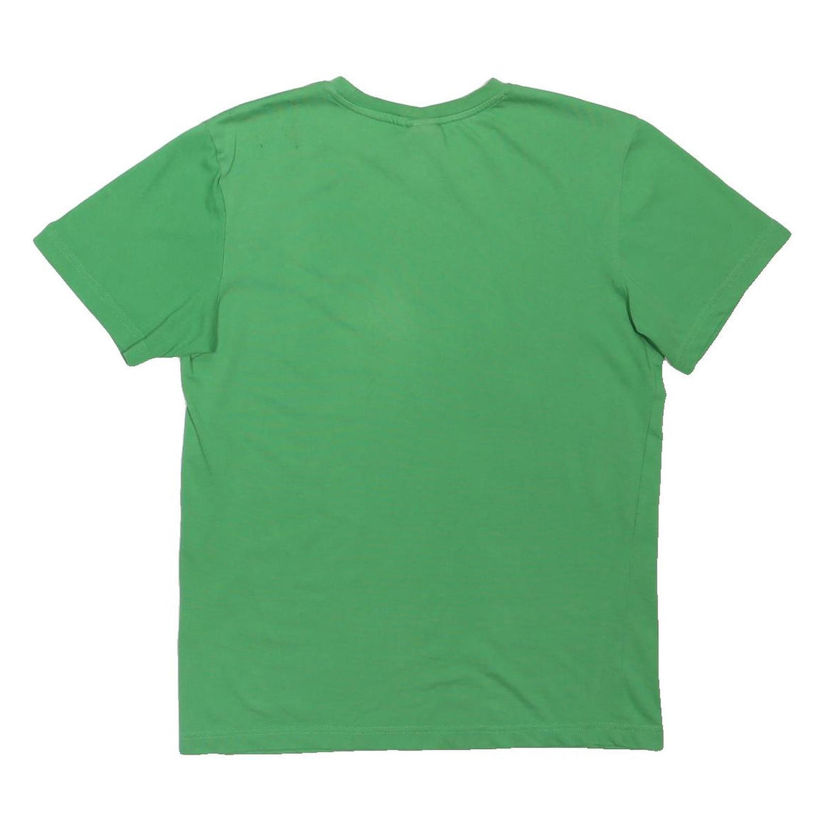 ADIDAS Mens Green S Graphic T-Shirt Short Sleeve Crew Neck Casual Sportswear